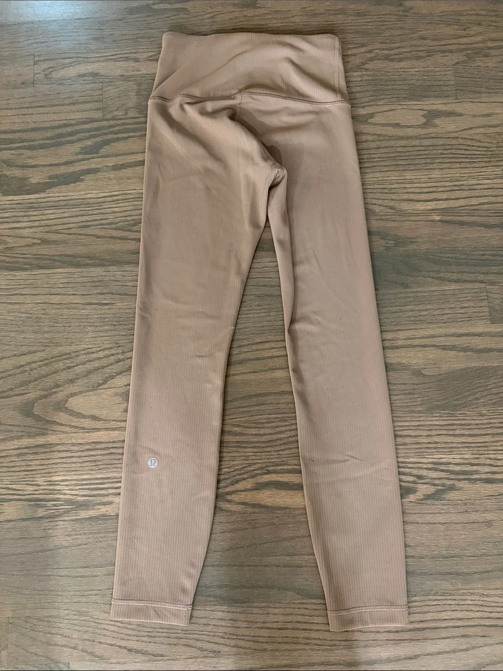 lululemon athletica Kids Ribbed High-Waist Leggings in Taupe